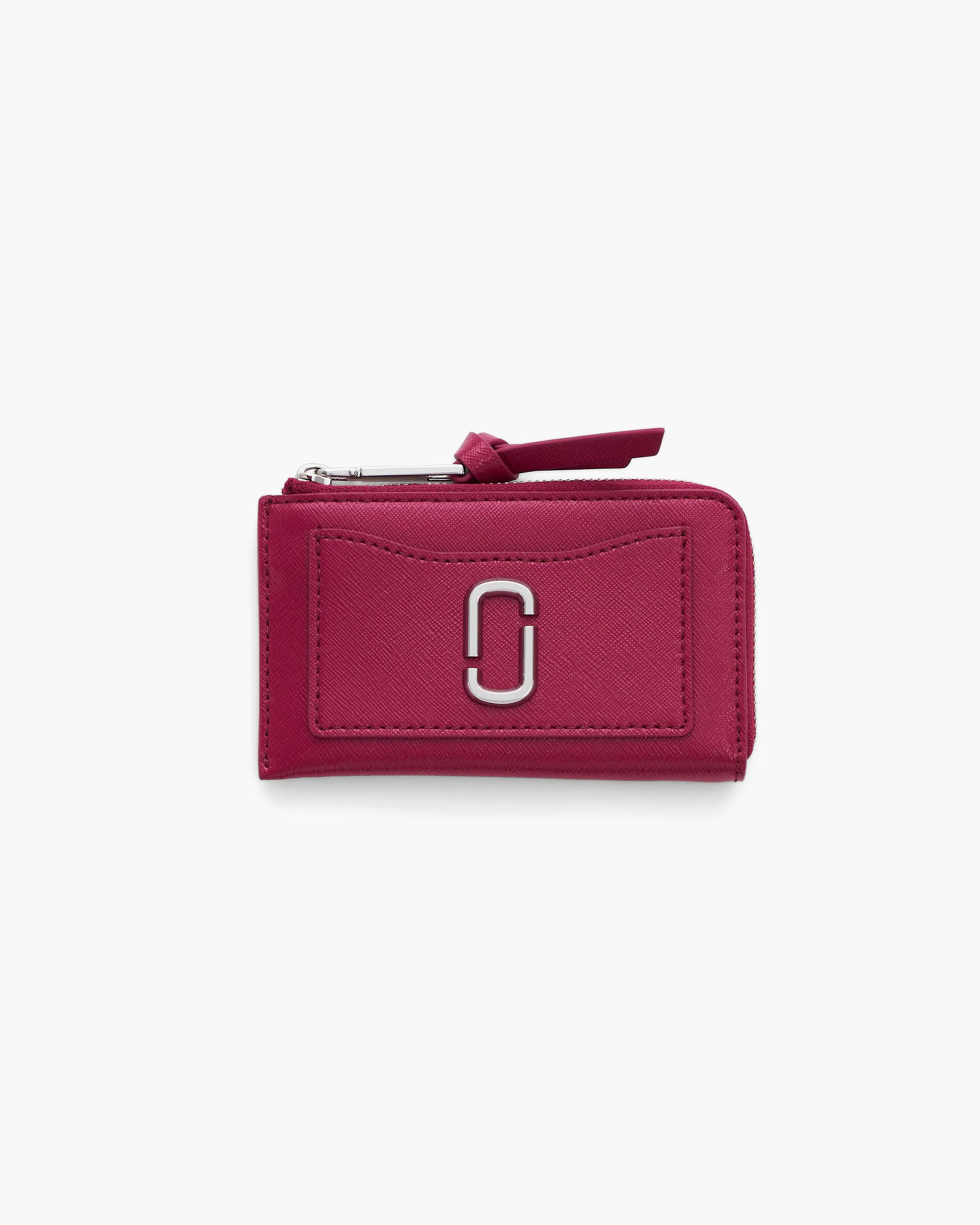 MARC JACOBS Marc Jacobs The Utility Snapshot Top Zip Multi Wallet in Lipgloss Pink