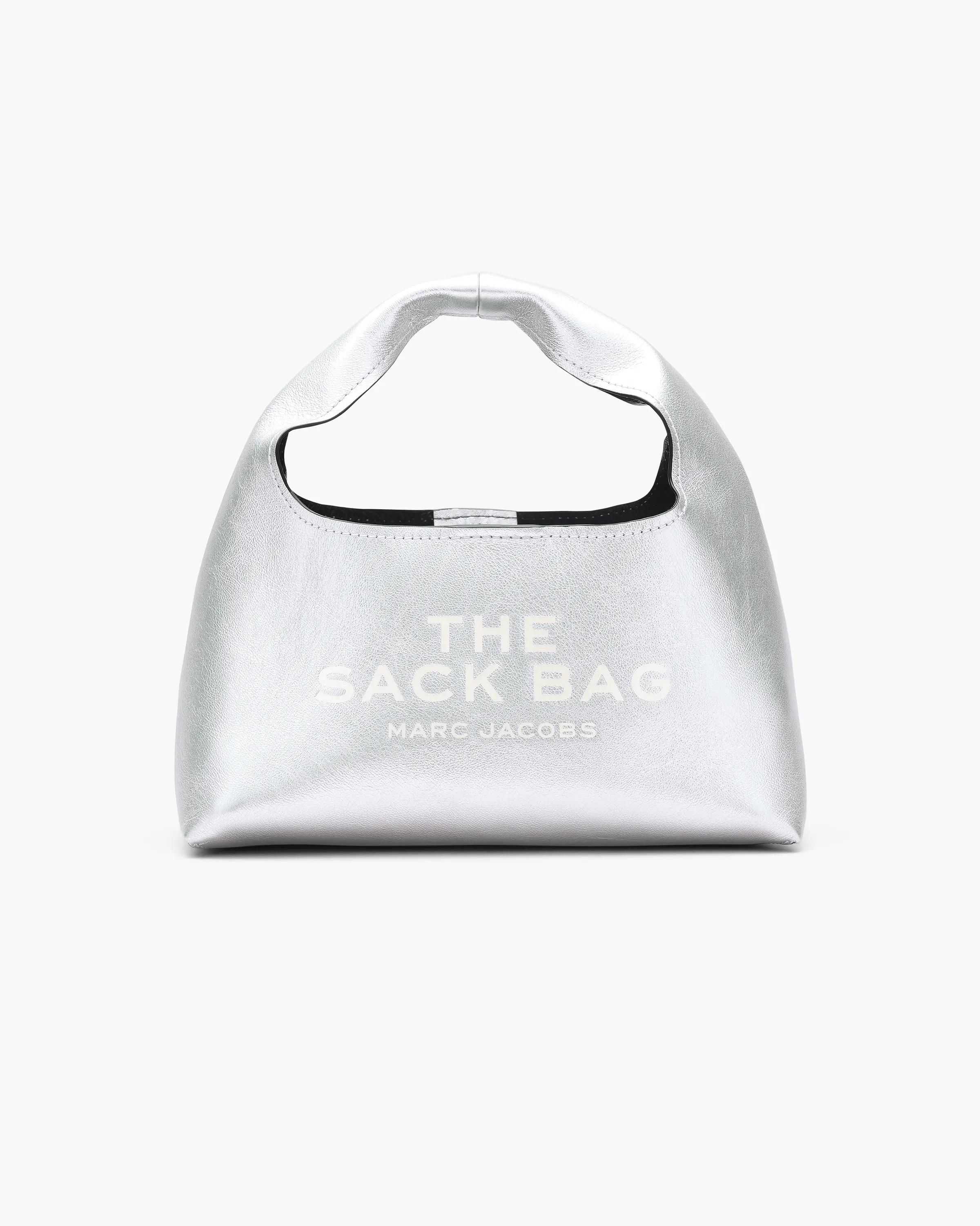 MARC JACOBS Marc Jacobs The Metallic Leather Mini Sack Bag