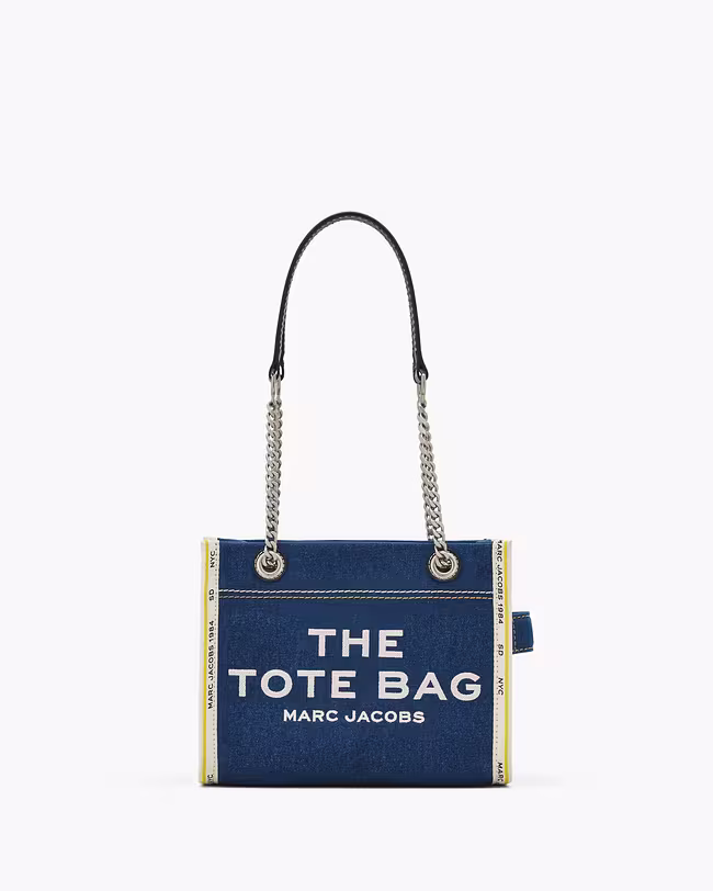 MARC JACOBS The Denim Chain Small Tote Bag