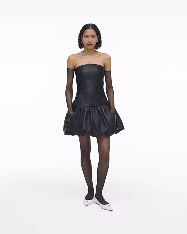 MARC JACOBS The Leather Bubble Dress