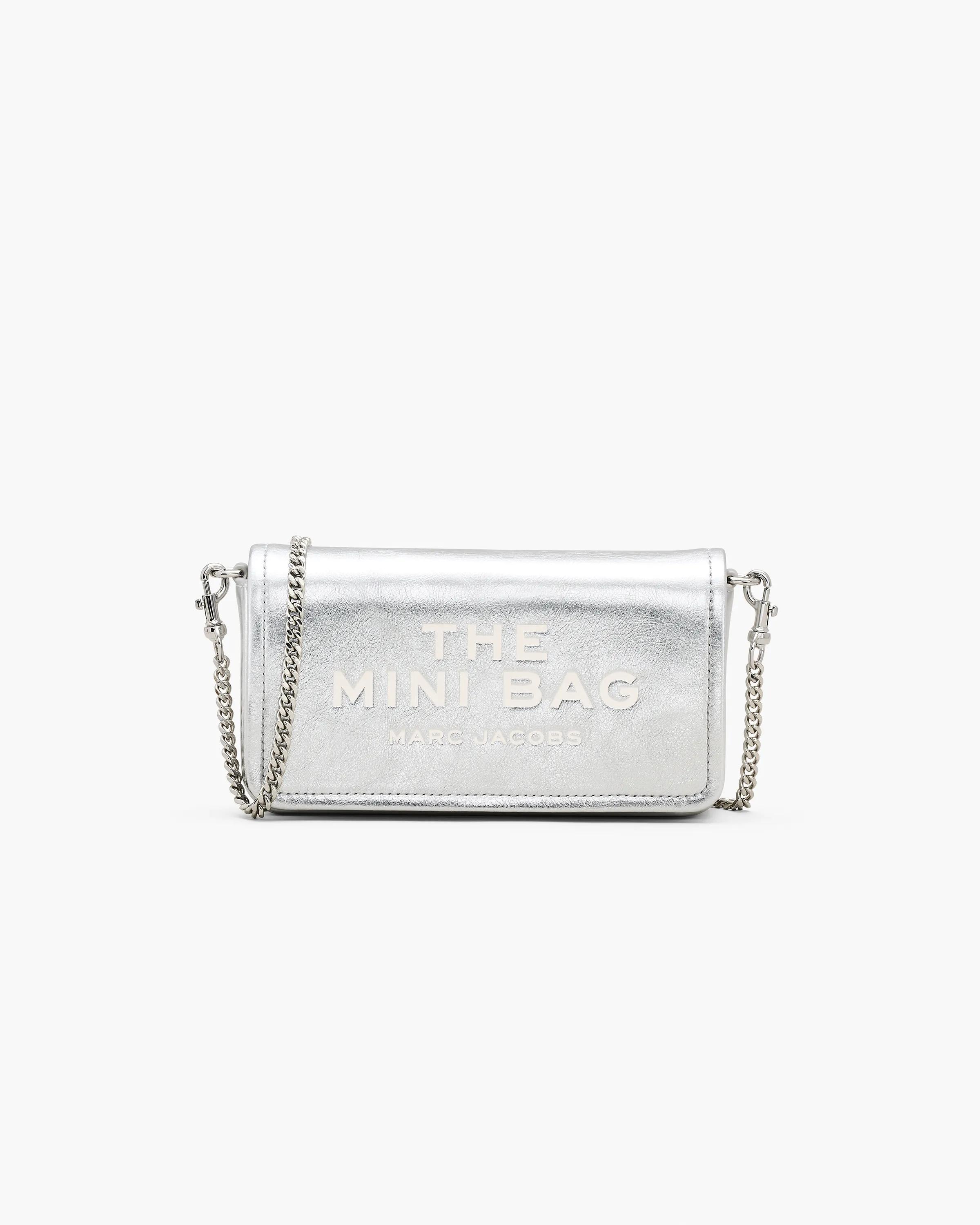 MARC JACOBS Marc Jacobs The Metallic Leather Chain Mini Bag