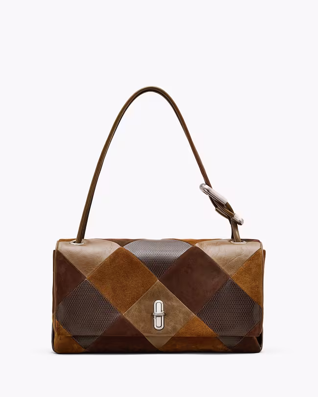 MARC JACOBS The Suede Patchwork Large Dual Bag