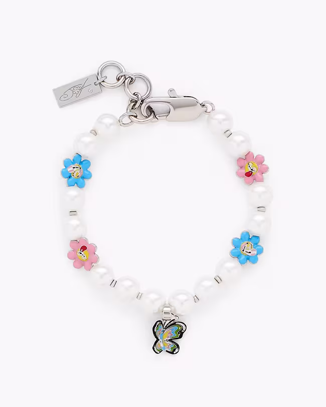 MARC JACOBS Hattie Stewart X Marc Jacobs Garden Pearl Station Bracelet