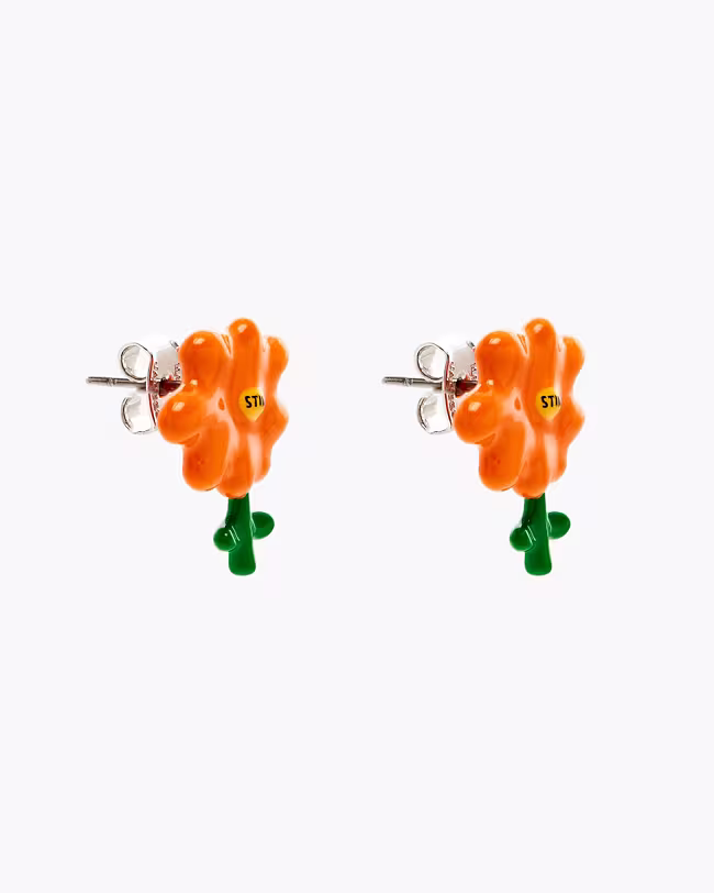 MARC JACOBS David Shrigley X Marc Jacobs Joy Flower Stud Earrings