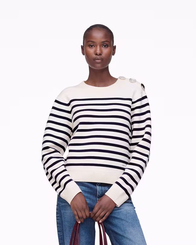 MARC JACOBS Breton Stripe Crewneck