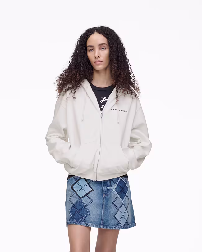 MARC JACOBS David Shrigley X Marc Jacobs  Joy Of Falling Zip Hoodie