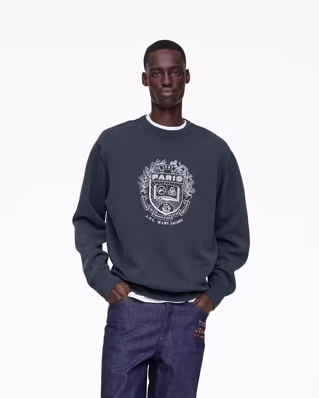 MARC JACOBS The A.P.C. X Marc Jacobs Men'S Paris Crewneck