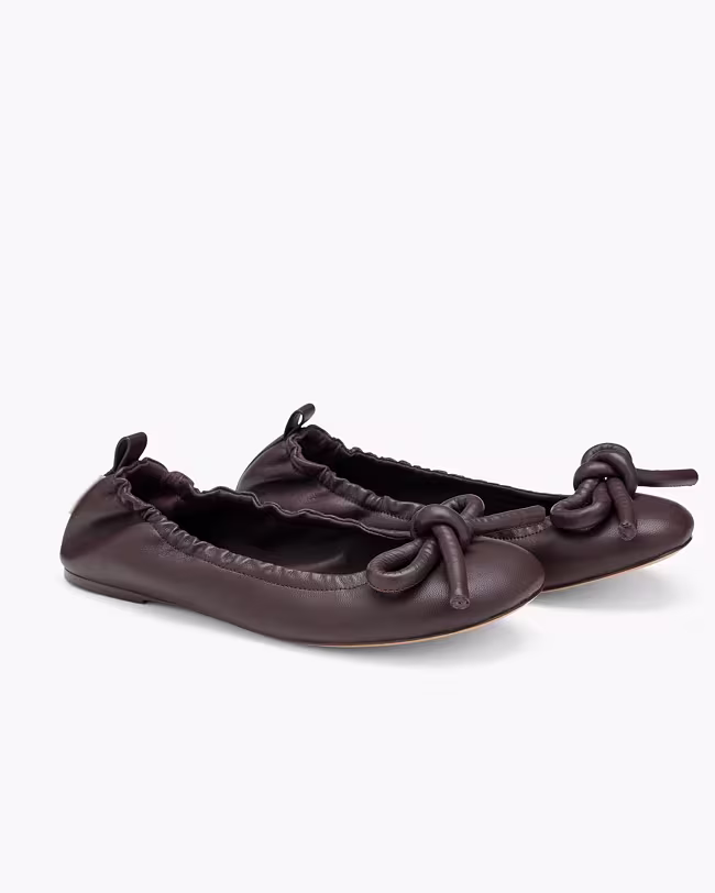 MARC JACOBS The Bow Lace Up Ballerina