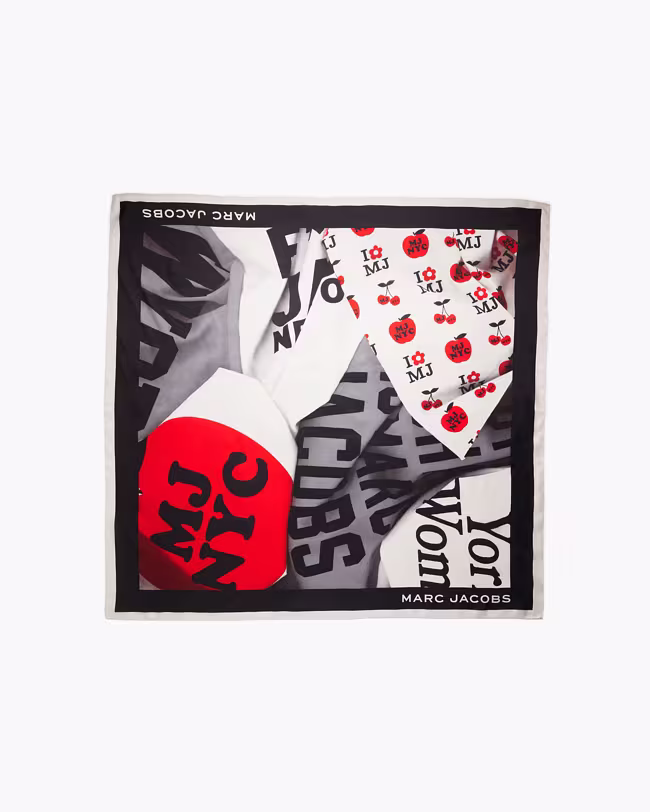 MARC JACOBS Canal St Silk Scarf
