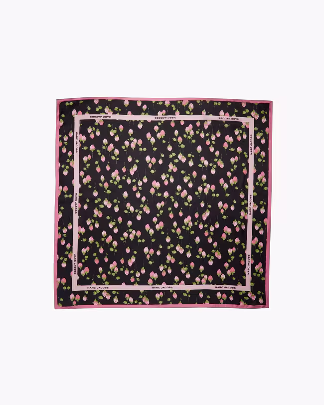 MARC JACOBS Vintage Floral Silk Scarf