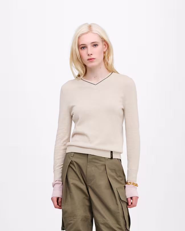 MARC JACOBS Layered V-Neck Sweater