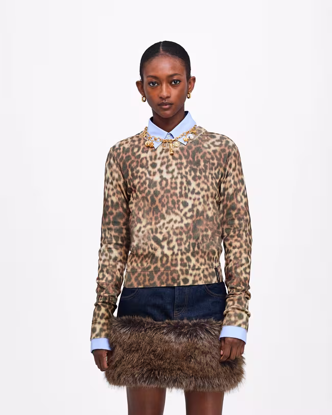 MARC JACOBS Leopard Sweater