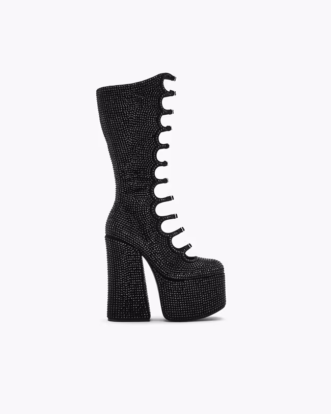 MARC JACOBS The Rhinestone Kiki Knee-High Boot