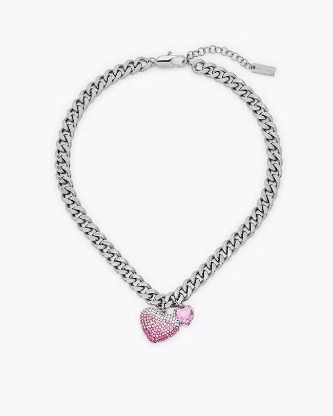 MARC JACOBS The Heart Balloon Pave Necklace