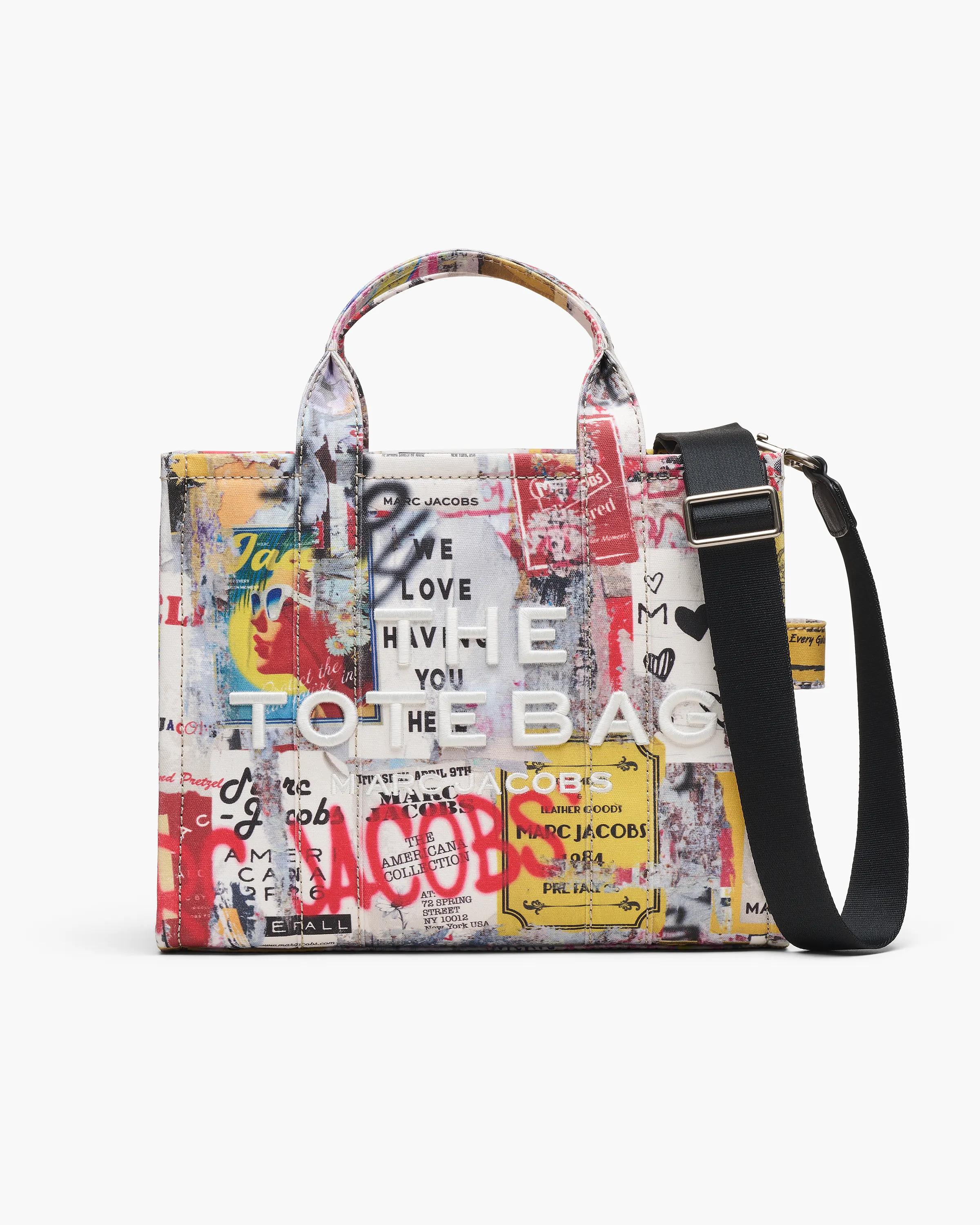 MARC JACOBS Marc Jacobs The Pop Americana Canvas Medium Tote Bag