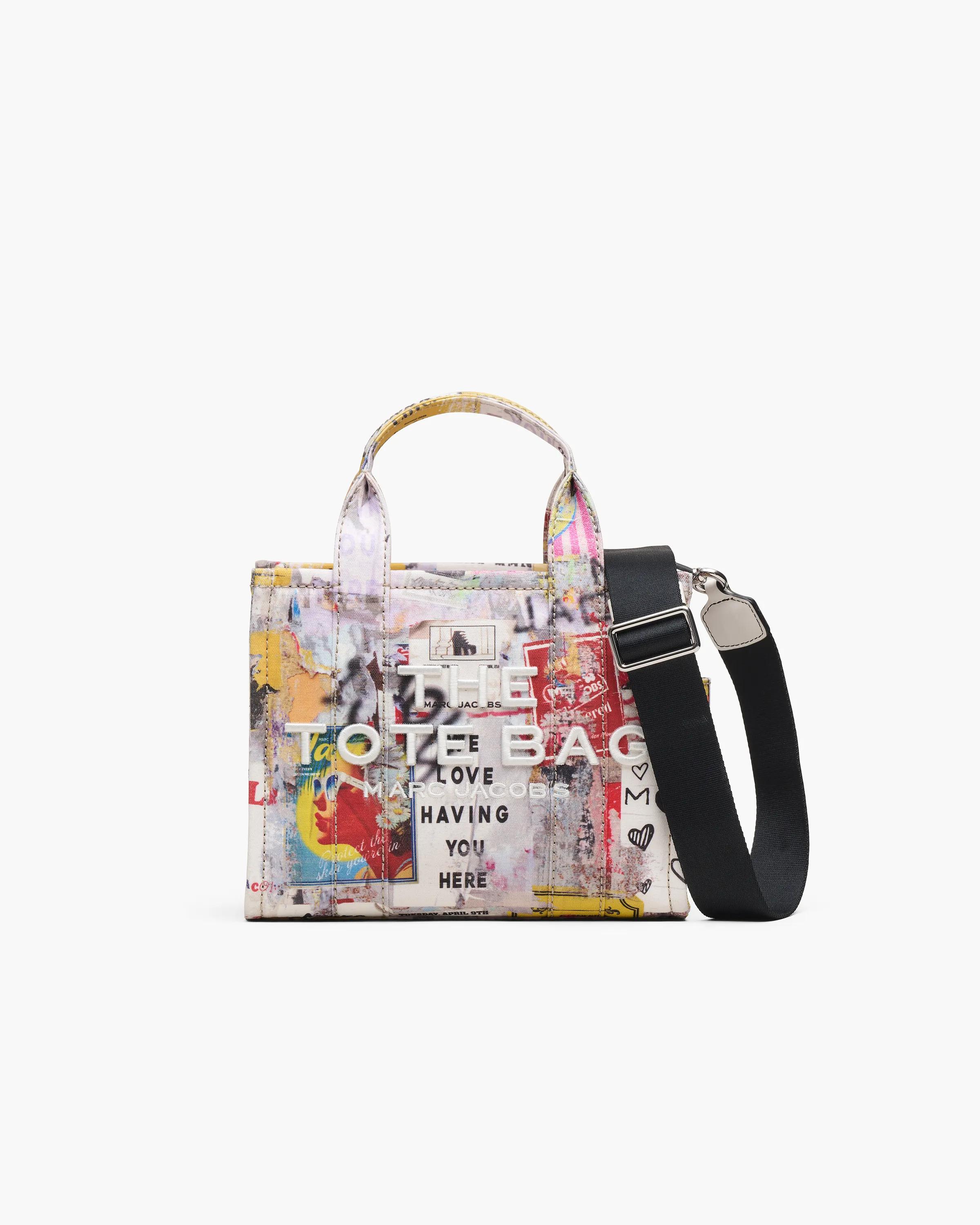 MARC JACOBS Marc Jacobs The Pop Americana Canvas Small Tote Bag
