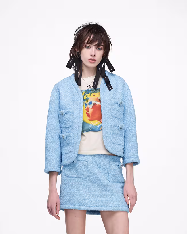 MARC JACOBS Pop J Marc Tweed Jacket