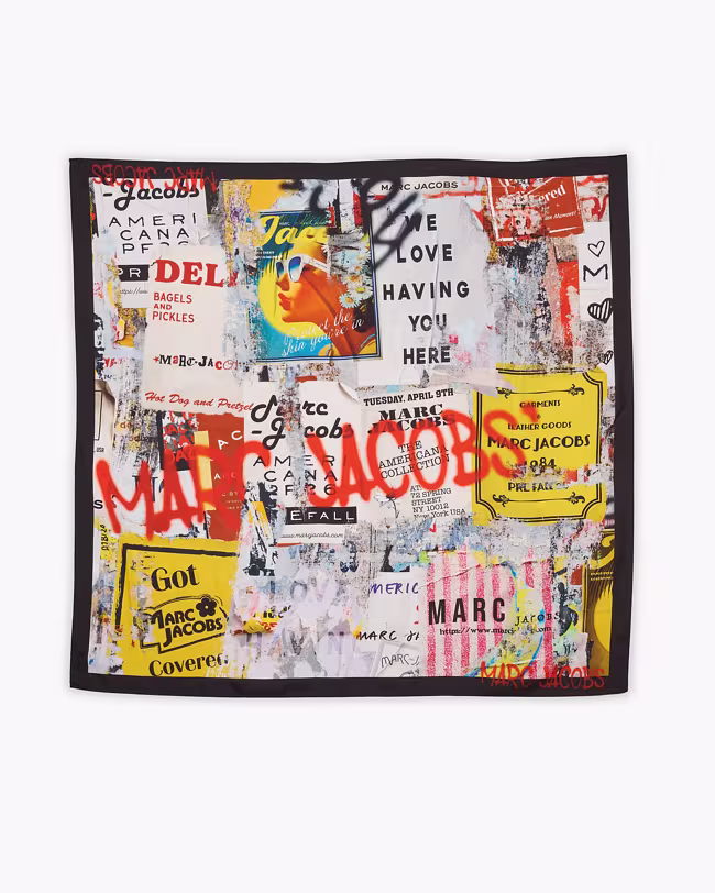 MARC JACOBS Americana Silk Scarf