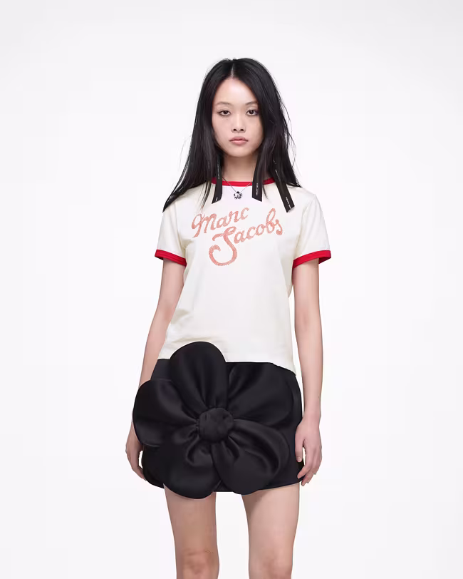 MARC JACOBS Marc Logo Ringer Femme Tee