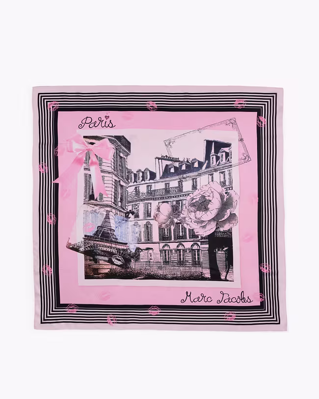 MARC JACOBS The City Silk Scarf Paris