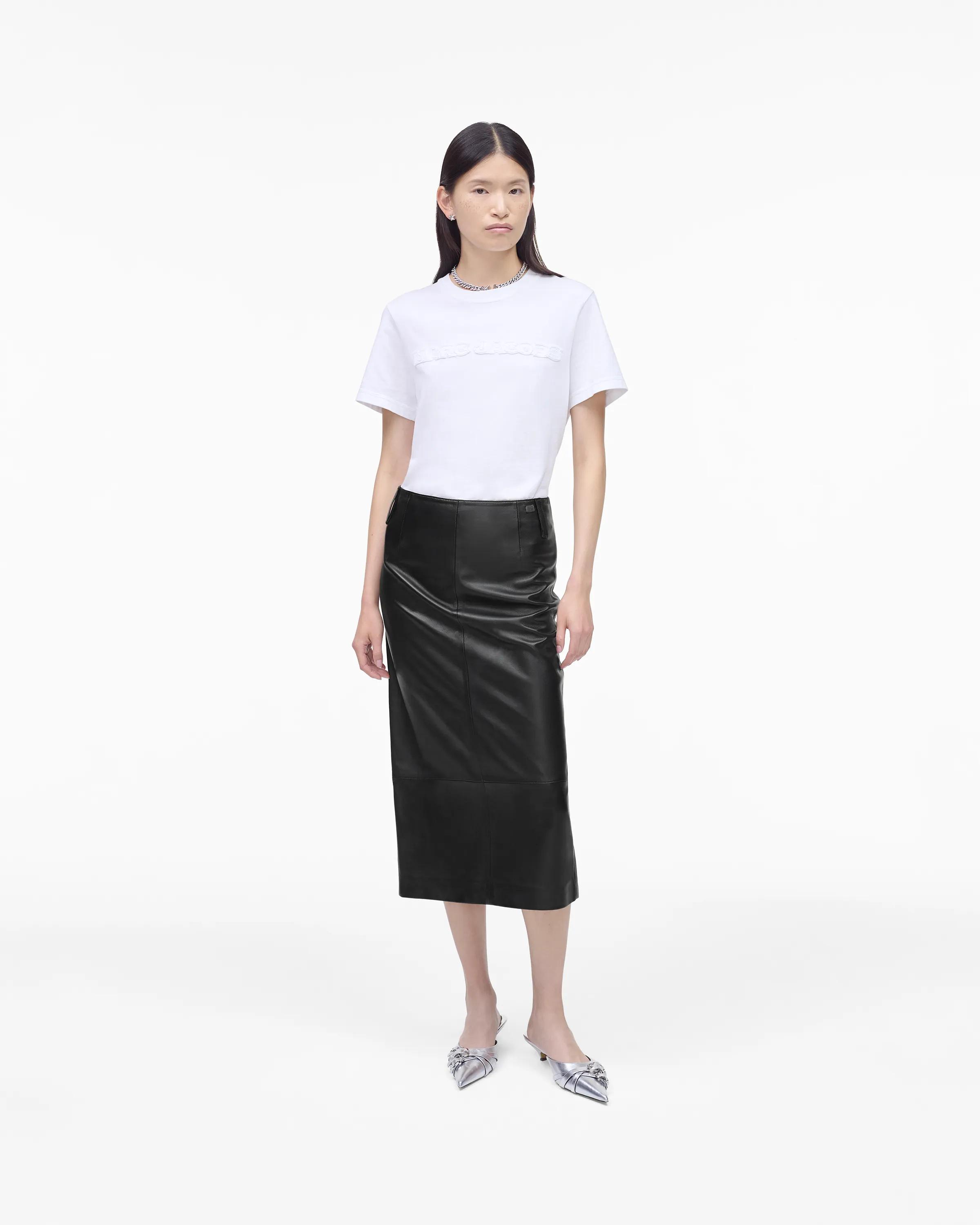 MARC JACOBS Marc Jacobs Leather Slim Skirt
