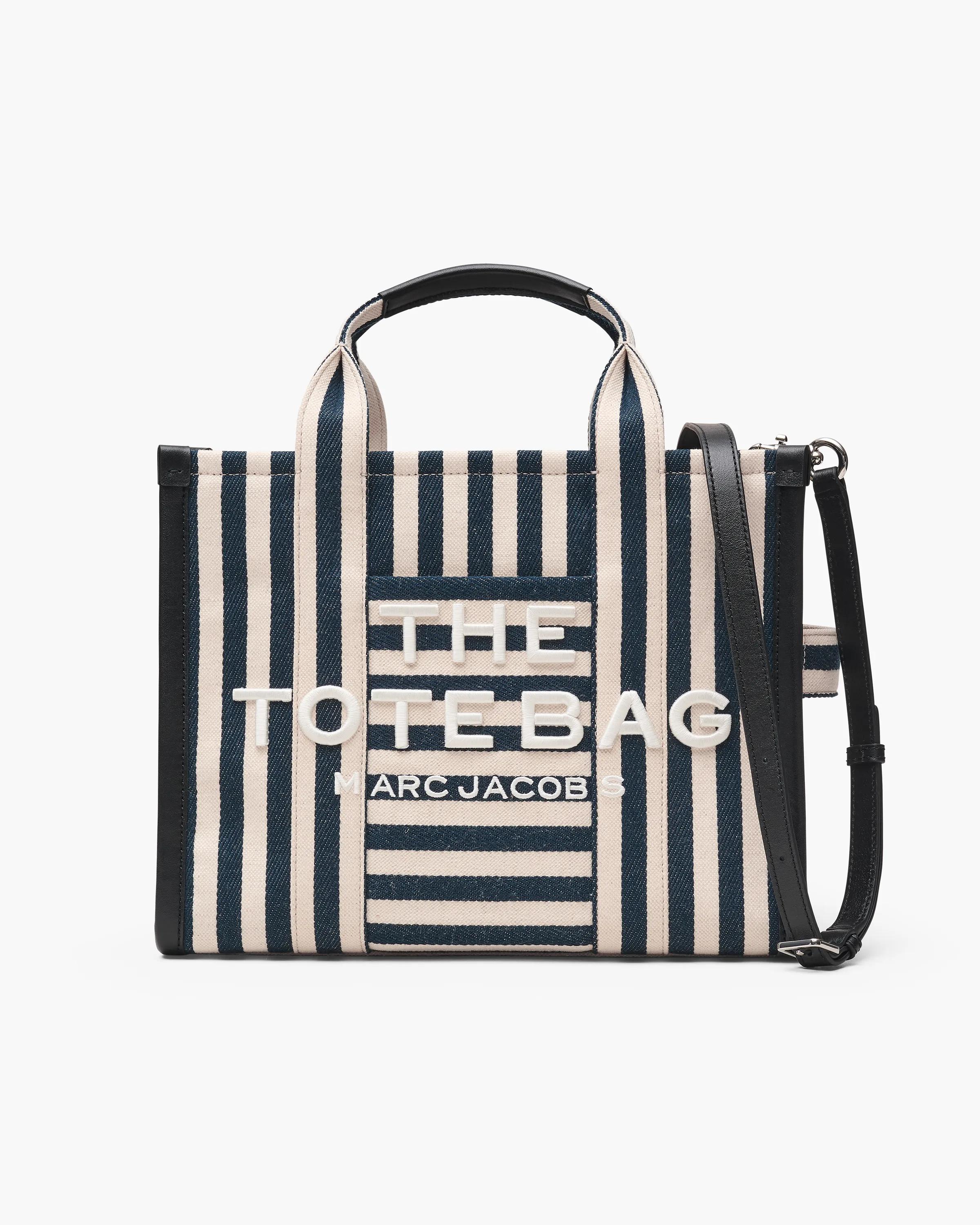 MARC JACOBS Marc Jacobs The Stripe Canvas Medium Tote Bag