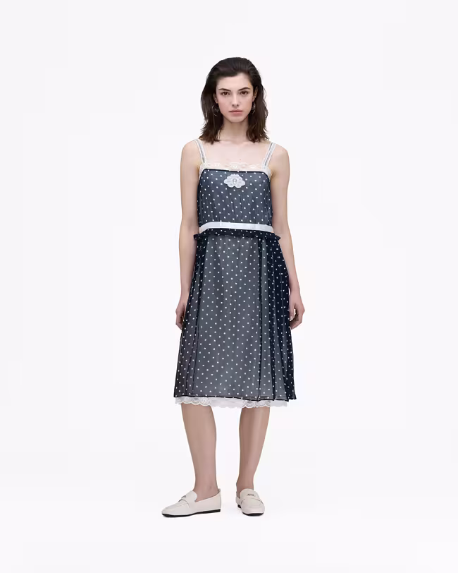 MARC JACOBS Ribbon Strap Chiffon Dress
