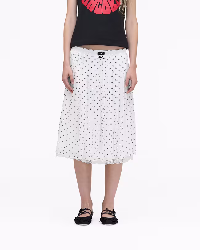 MARC JACOBS Layered Crinkle Chiffon Skirt