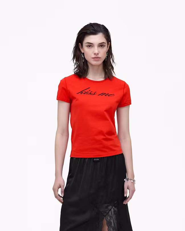 MARC JACOBS Kiss Me Shrunken Tee