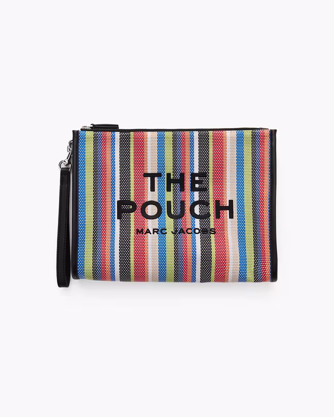 MARC JACOBS The Stripe Mesh Large Pouch