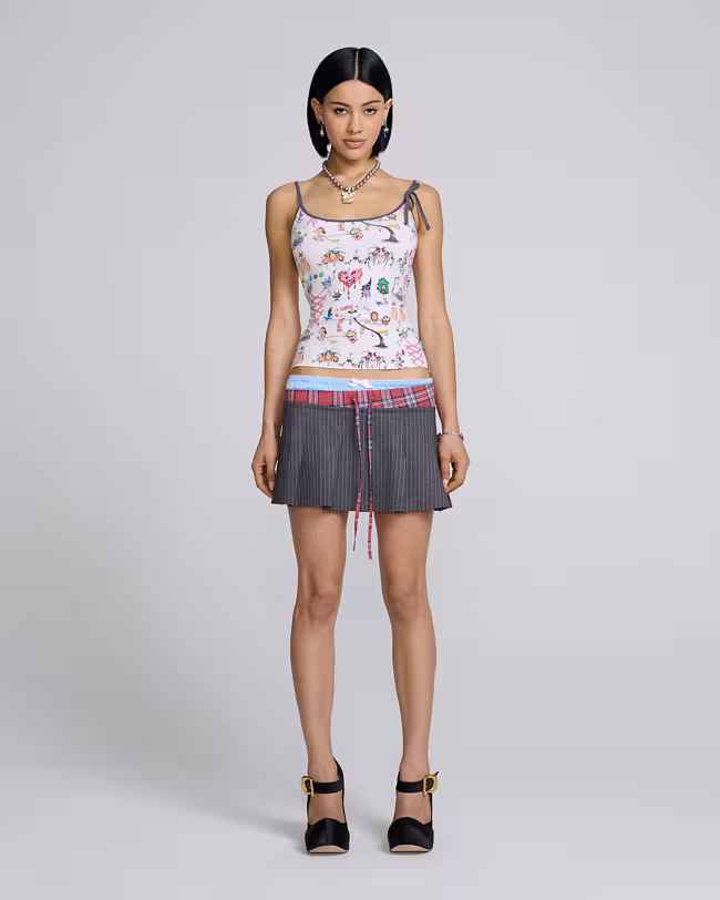MARC JACOBS Pleated Boxer Skirt