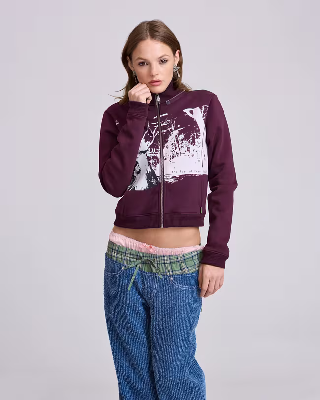 MARC JACOBS The Fear Of Fear Zip-Up Hoodie