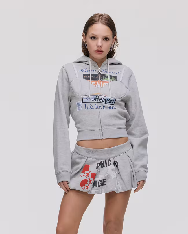 MARC JACOBS Life. Love. Sin. Bra Hoodie